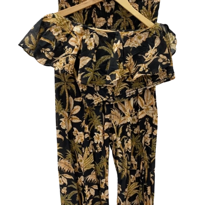 Seafolly Womens 2 pce set Size M Black  / Brown / Floral 