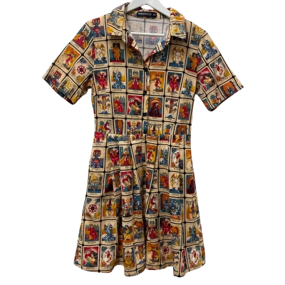 Dangerfield Womens Size 10 Short Sleeve Dress - 100% Cotton