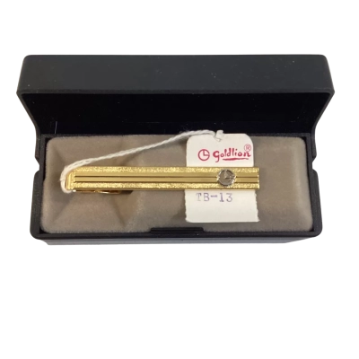  Goldlion Mens Tie Clip Gold colour