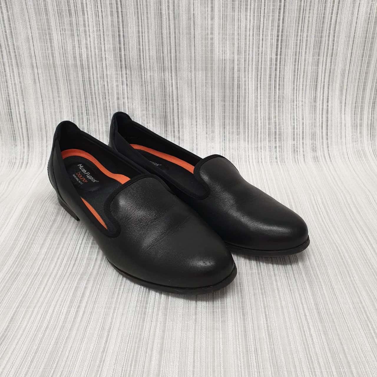 Hush Puppies The Albert Style Black Supersoft Leather Loafer Superior ...