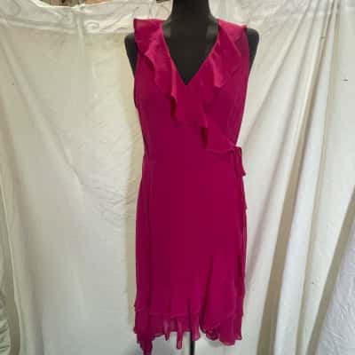 VERY VERY Size 10 Midi Dress Pink  