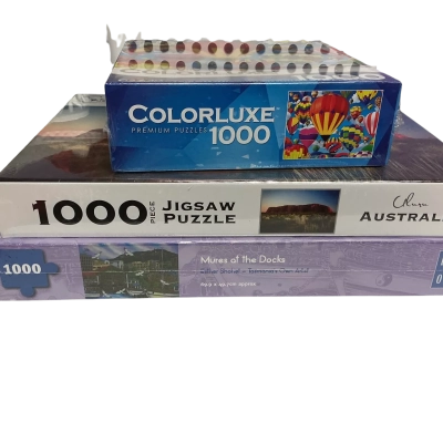 3x New jigsaw puzzles 