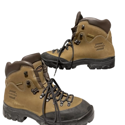 Zamberlan Gore-Tex Rubber Sole Hiking Boot Mens  Size 11 / 45 Boots Black  / Brown 