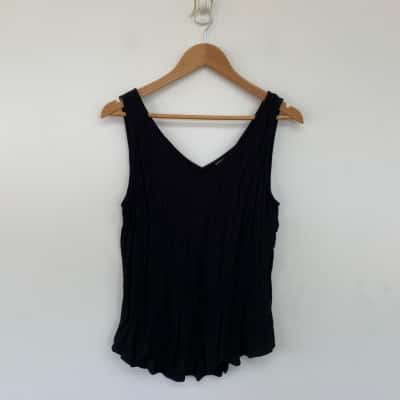 Sussan Black Tank Top  Size 12 