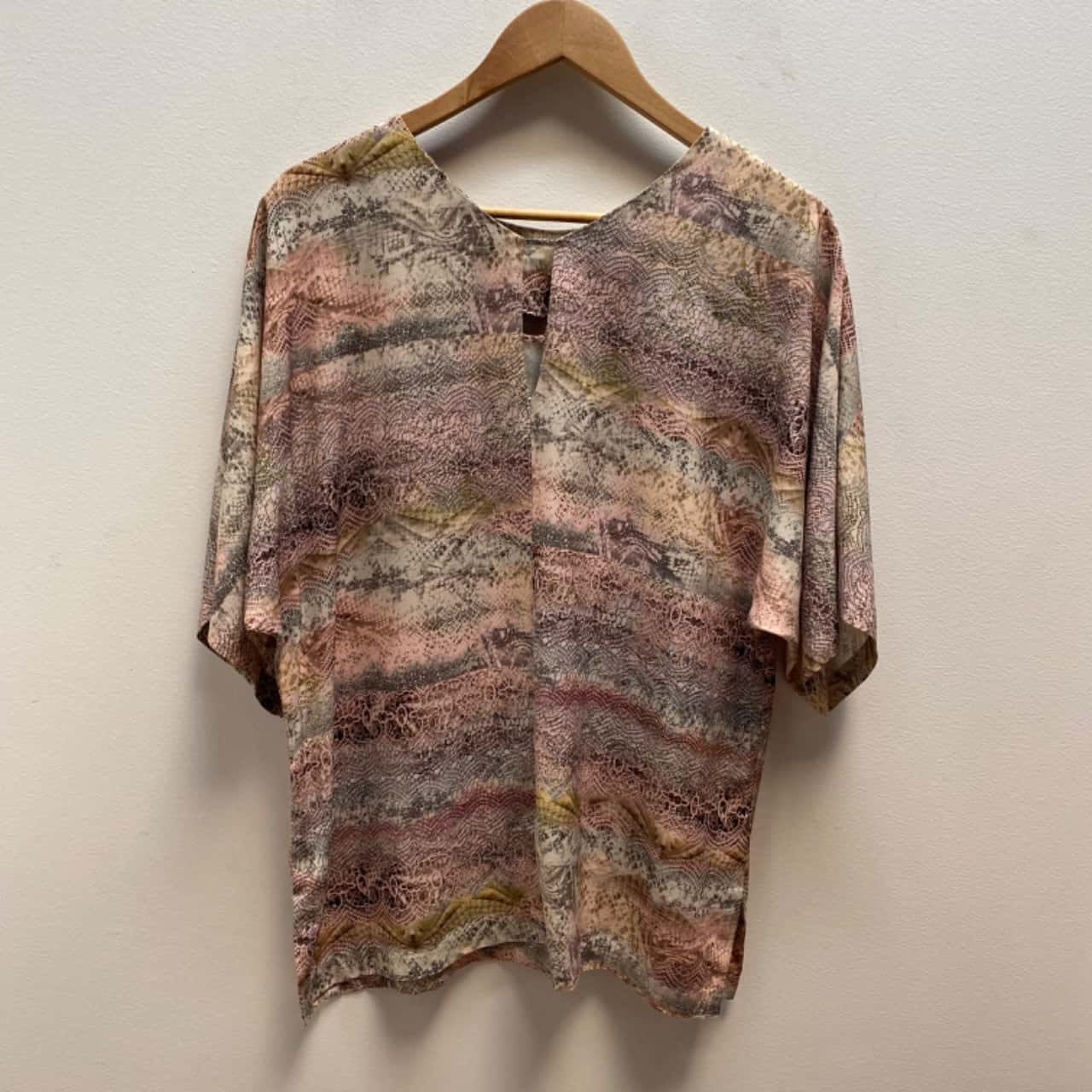 David Jones Womens Beige / Multicoloured Top