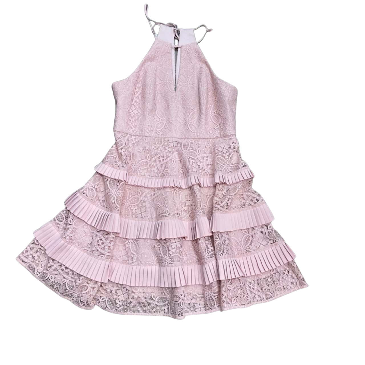 slim fit dress slacks Alondra Formal Lace Halter Dress main image 0