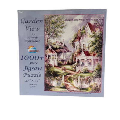 1000+ piece Jigsaw Puzzle. Garden View