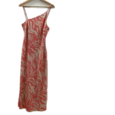 Pasduchas Womens  Size 10 Pink  / White dress 