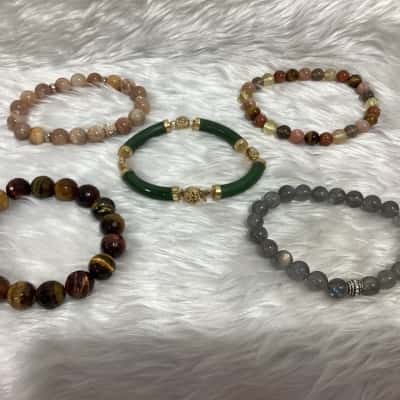  Womens Beaded Bracelet Multicoloured 