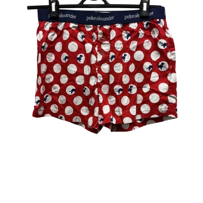 Peter Alexander Mens pj shorts  Size S Polka Dot / Red 