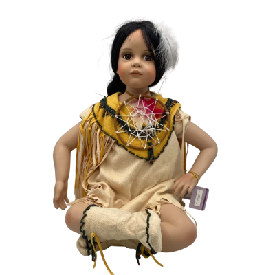 Ashton-Drake Native American Porcelain Doll "Fleetness Of The Swift Fox". Collectables