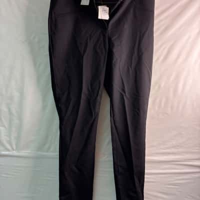 Jacqui-E Womens  Size 16 Slim Fit Pants Black  