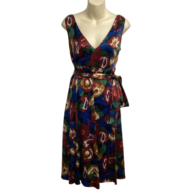 Jigsaw Womens  Size 14 100% Silk Dress VGUC