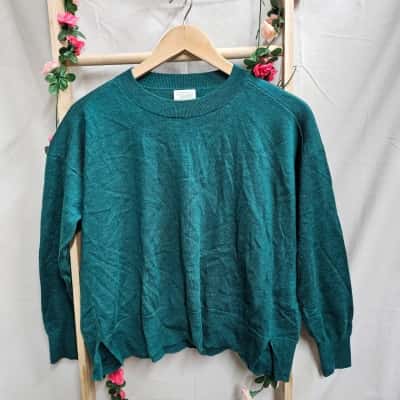 Womens Gorman Green Merino Wool Top Size 8