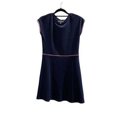 BNWT Tommy Hilfiger Womens Size 14 Sleeveless Navy Blue Punto Dress RRP $99.95