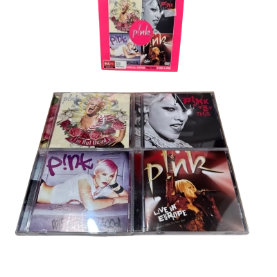 P!nk special edition 3 cd + 1 dvd box set -  set of 4