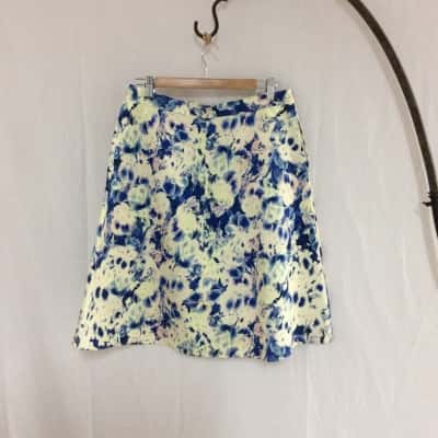 Jigsaw Womens  Size 12 A-Line Skirt Floral 