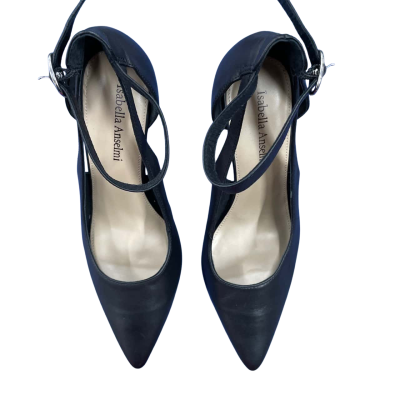  Womens Isabella Anselmi Size 37.5 Heels Black  