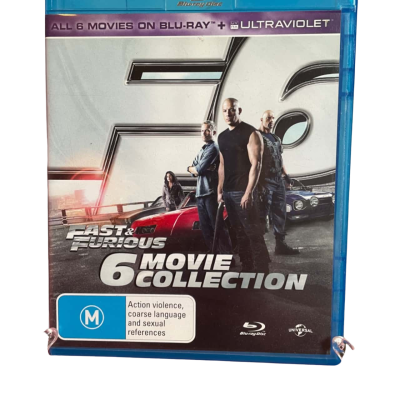 Fast And The Furious- 6 Disc Set-DVD
