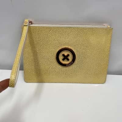 Mimco Women's Medium Size Purse Gold 