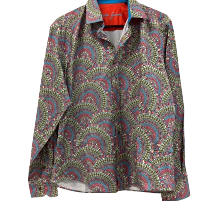  Mens  Size L Long Sleeve Shirt / Printed Shirt Multicoloured 