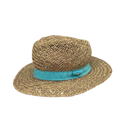 Unisex  Size M Hat - Roland Garros Serres collection straw hat - Celadon