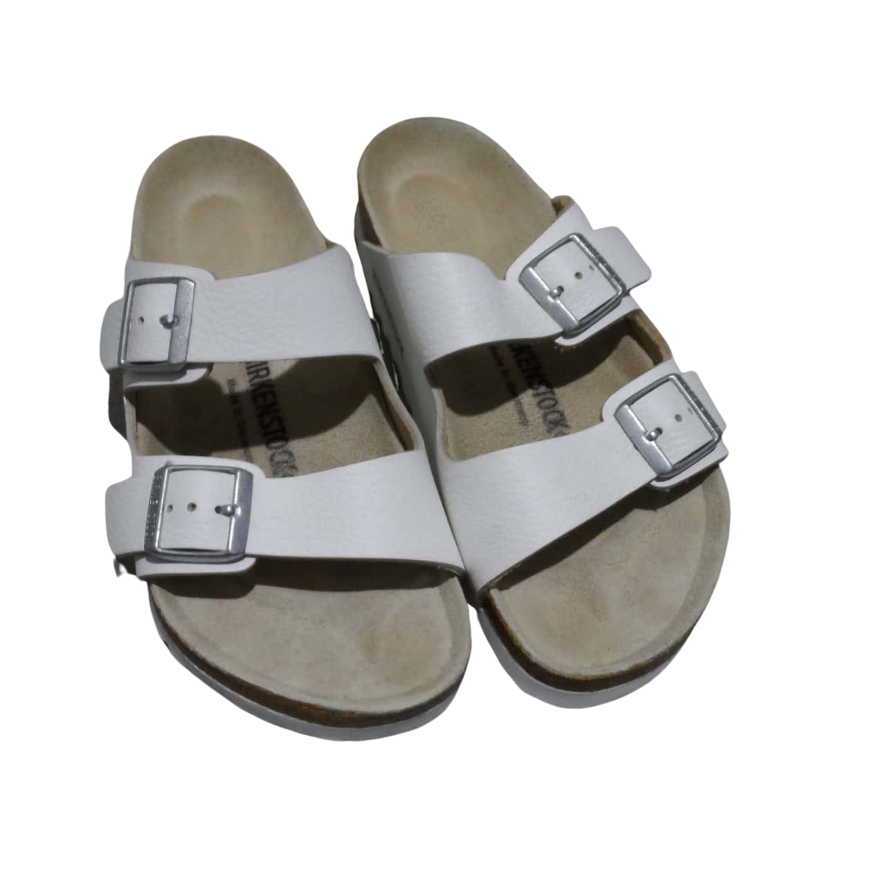 Birkenstock Womens White sandals/slides sz 36(s)