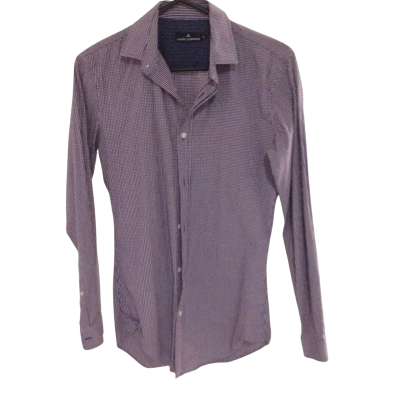 Jack London Womens  Size XS Blouse Maroon / Navy Blue 