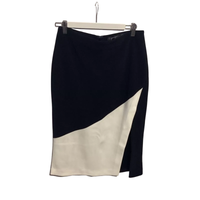 Portmans Womens  Size 12 Midi Skirt Black  / White 