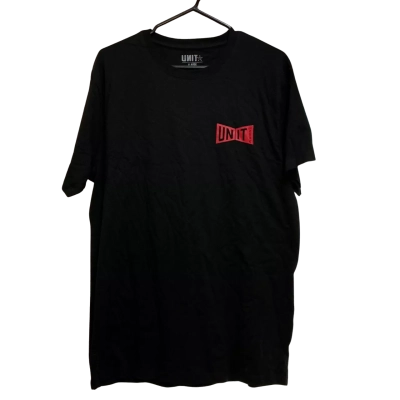 Unit Mens  Size XL Short Sleeve T-shirt Black  