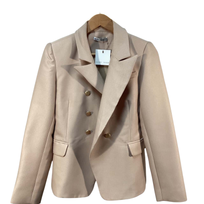 Slide Show Womens Size 12 Blazer Brown / Gold 