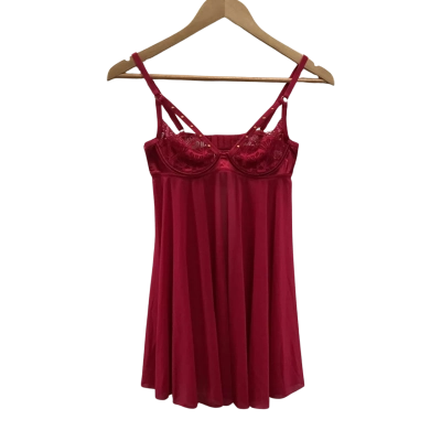 Bras N Things Womens Size 10 Bra Maroon