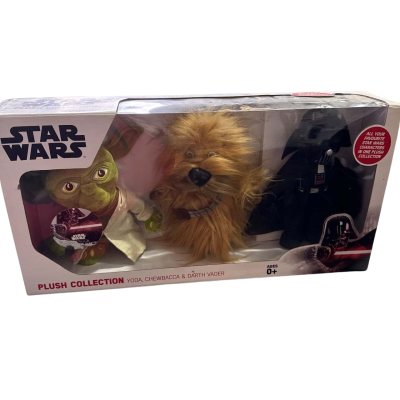 Star Wars: Plush limited edition Collection - Yoda, Chewbacca and Darth Vader