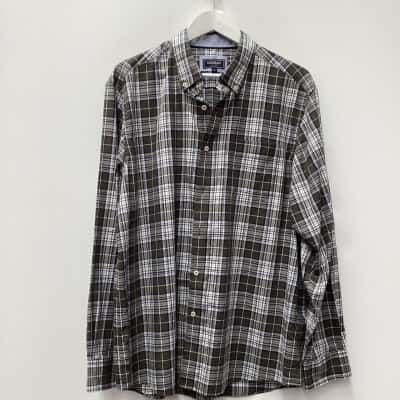 Gazman Mens Long Sleeve Shirt Multicoloured Size XL
