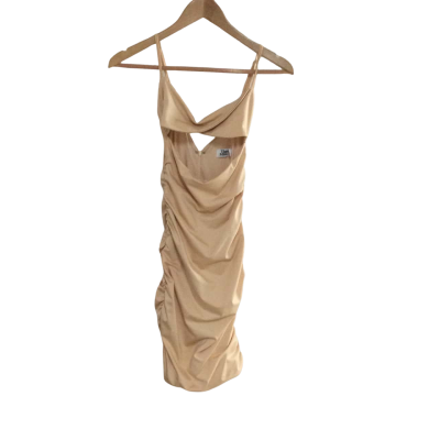 Tiger Mist Womens  Size S Bodycon Dress Beige 