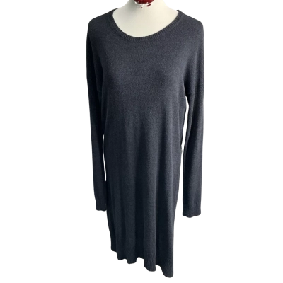 Decjuba Womens  Size L Long Sleeve Dress Navy Blue 