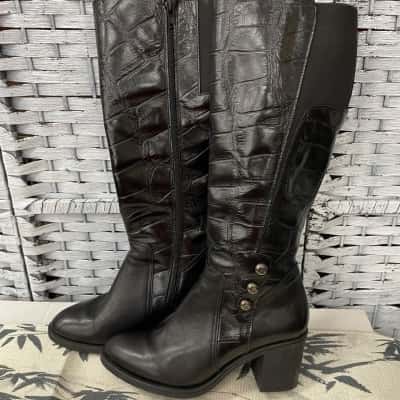 Jose Saenz Womens  Size 37 Boots Black  