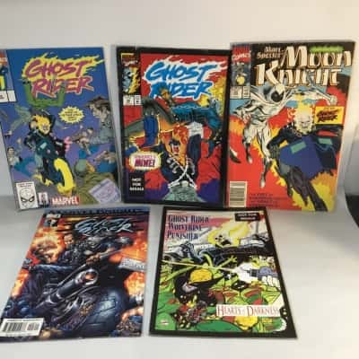 Ghost Rider Comics x 5 as pictured