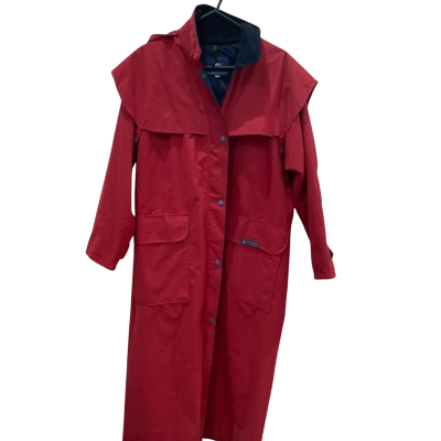 Mens Southern Cross Country Full Length Coat Size : M Colour: Red