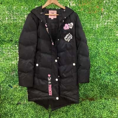 Rote Rosa Womens  Size L Hooded Jacket Black  