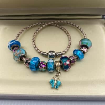 Pandora Womens Necklace With Assorted Beads 