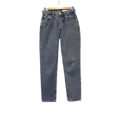 rag & bone Womens  Size 25 High-Waisted Jeans Grey 