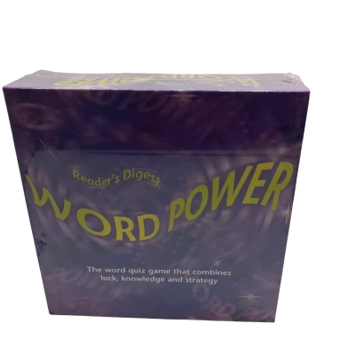 AS NEW: READERS DIGEST WORD POWER BOARD GAME