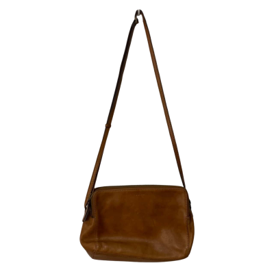 Evity Brown LEATHER CROSSBODY BAG