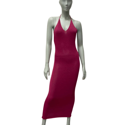 Glassons Womens  Size S Cocktail Dress / Halter Neck Dress / Midi Dress / Party Dress Pink  