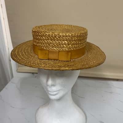 Vintage The York Hat Boater 1950s*