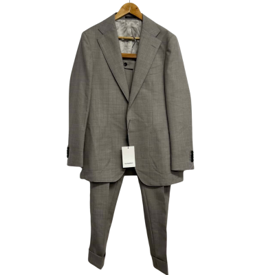 BNWT Suit Supply Mens Grey Wool Suit 