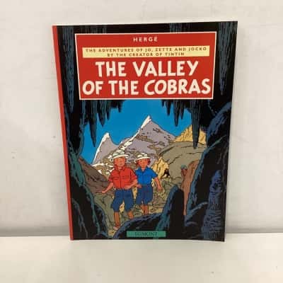 Herge - The Valley of the Cobras collectable comic book 