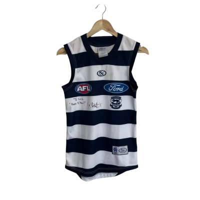 AFL Womens Geelong Cats Personalised Signed Jersey Size XS