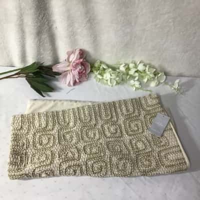 Habitat Natural Milos Embroidered Square Cushion Cover (new)